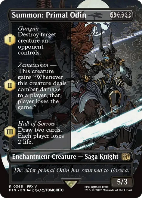 Summon: Primal Odin (Borderless Art) (Foil)