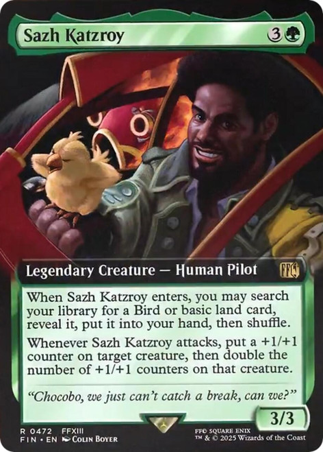 Sazh Katzroy (Extended Art) (Foil)