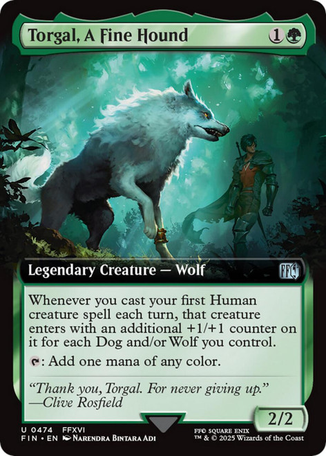 Torgal, A Fine Hound (Extended Art) (Foil)