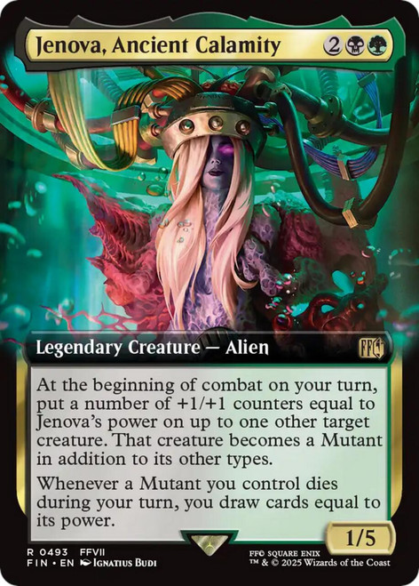 Jenova, Ancient Calamity (Extended Art) (Foil)