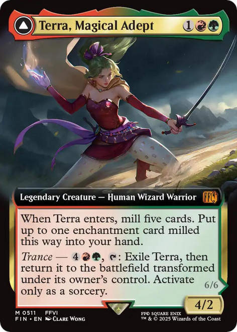 Terra, Magical Adept // Esper Terra (Borderless Art) | Magic Madhouse