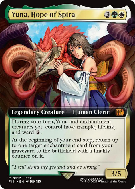 Yuna, Hope of Spira (Extended Art) (Foil)