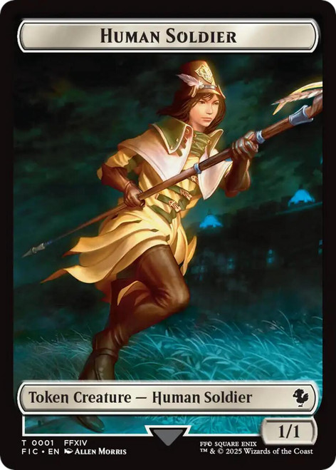 Final Fantasy Commander - Human Soldier Token