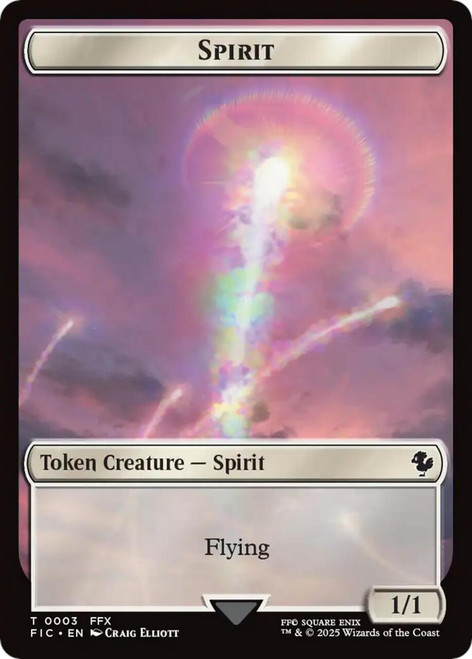 Final Fantasy Commander - Spirit Token
