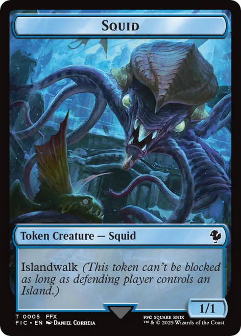 Final Fantasy Commander - Squid Token