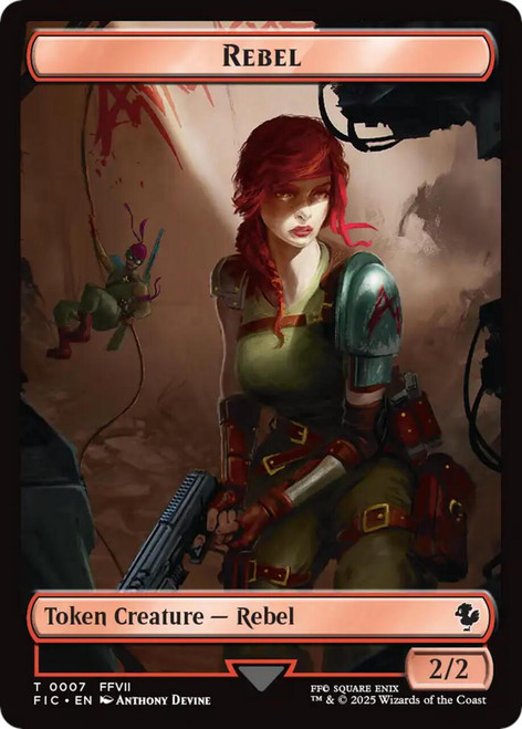 Final Fantasy Commander - Rebel Token (Surge Foil)