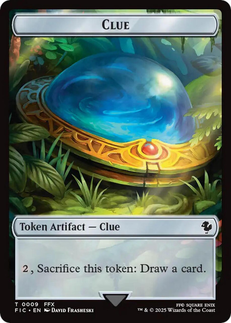 Final Fantasy Commander - Clue Token (Surge Foil)