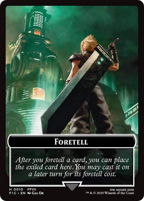 Final Fantasy Commander - Foretell Token (Surge Foil)