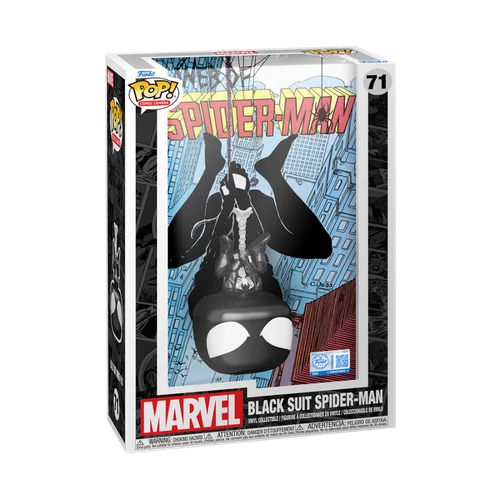 POP! Comic Cover #71 Black Suit Spider-Man - Web of Spider-Man #8