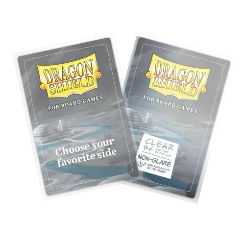 Dragon Shield Oversize - Clear/Non-Glare - Board Game Sleeves (100)