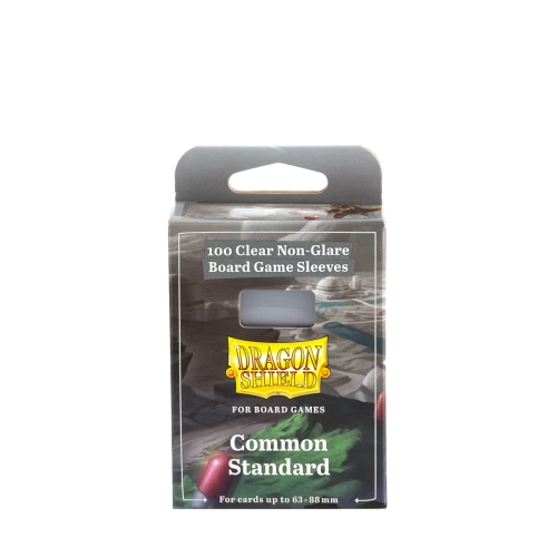 Dragon Shield Common Standard - Clear/Non-Glare - Board Game Sleeves (100)