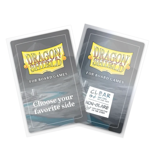 Dragon Shield American Standard - Clear/Non-Glare - Board Game Sleeves (100)
