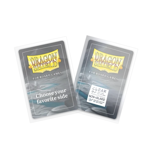 Dragon Shield European Mini - Clear/Non-Glare - Board Game Sleeves (100)