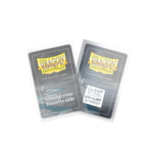Dragon Shield American Mini - Clear/Non-Glare - Board Game Sleeves (100)