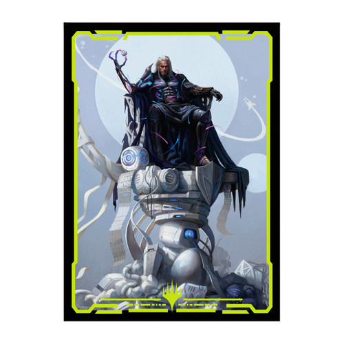 MTG Edge of Eternities Deck Protector Sleeves in Clear Box featuring Tezzeret, Cruel Captain (100)