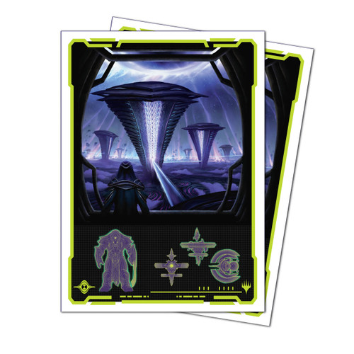 MTG Edge of Eternities 105ct Apex Deck Protector sleeves featuring Susur Secundi, Void Altar