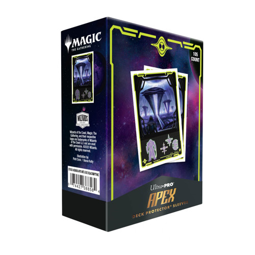 MTG Edge of Eternities 105ct Apex Deck Protector sleeves featuring Susur Secundi, Void Altar