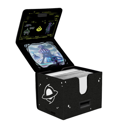MTG Edge of Eternities Premium Alcove Edge Deck Box with Interior Printing featuring Uthros, Titanic Godcore