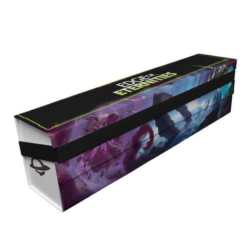 MTG Edge of Eternities 500+ Flat Pack Storage Box featuring Nebula Space Station