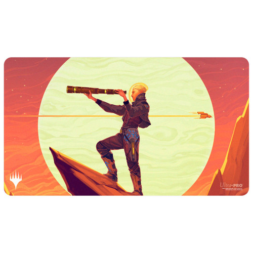 MTG Edge of Eternities Playmat featuring Sami, Wildcat Captain