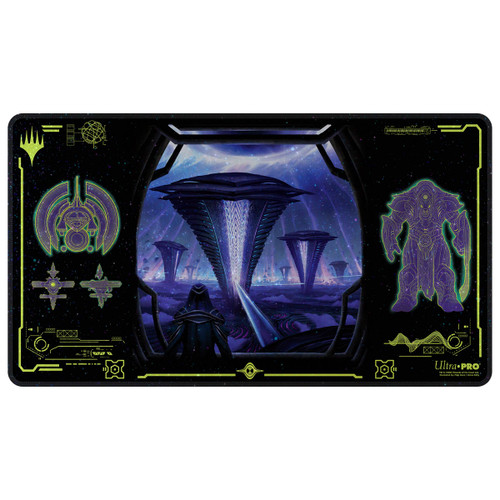 MTG Edge of Eternities Holofoil Playmat featuring Susur Secundi, Void Altar