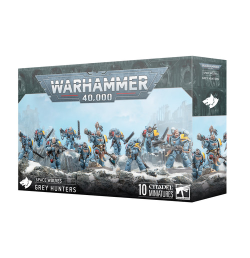 Warhammer 40,000 - Space Wolves: Grey Hunters (Refresh)