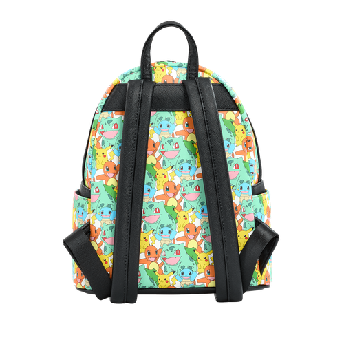 Pokemon: Pikachu & Starters All Over Print Mini Backpack