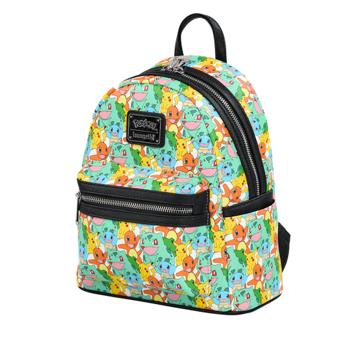 Pokemon: Pikachu & Starters All Over Print Mini Backpack