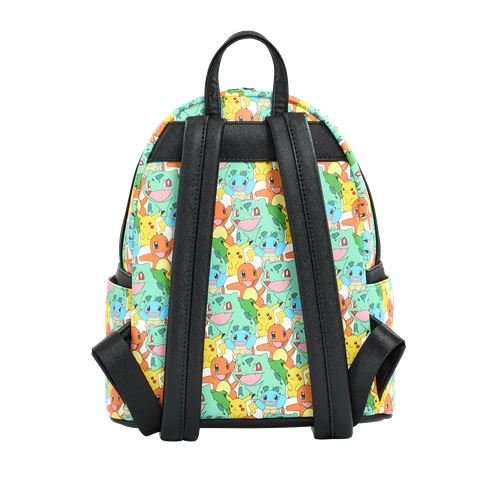 Pokemon: Pikachu & Starters All Over Print Mini Backpack