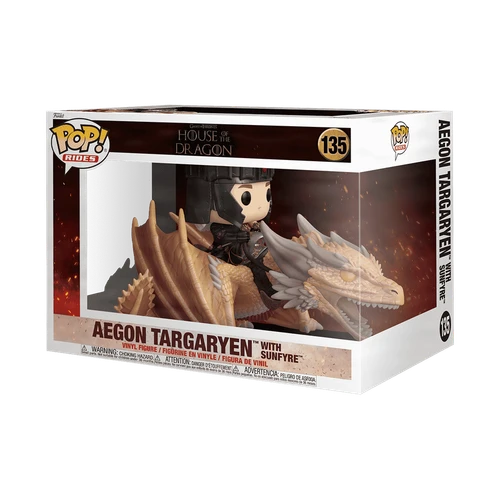 POP! Rides - House of the Dragon #135 Aegon Targaryen with Sunfyre