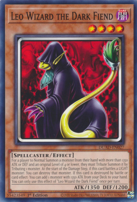 DUAD-EN027 Leo Wizard the Dark Fiend