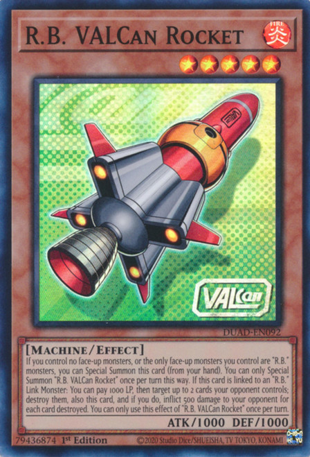 DUAD-EN092 R.B. VALCan Rocket