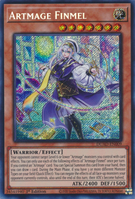DUAD-EN009 Artmage Finmel (Secret Rare)