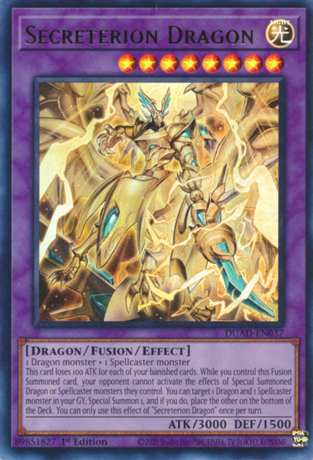 DUAD-EN037 Secreterion Dragon (Ultra Rare)