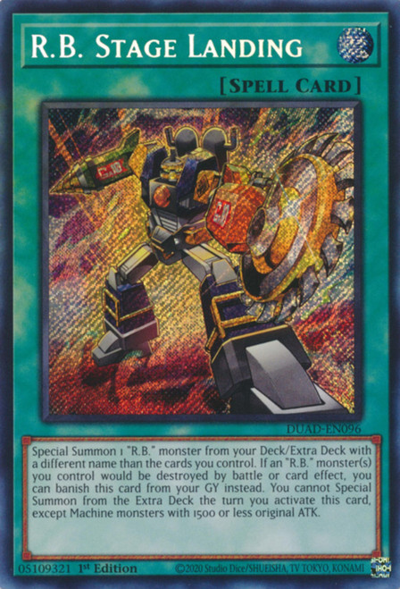 DUAD-EN096 R.B. Stage Landing (Secret Rare)