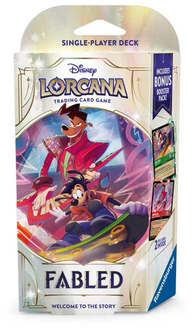Disney Lorcana: Fabled Starter Deck - Emerald & Ruby (Powerline & Max)
