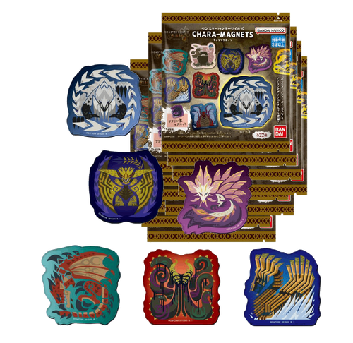 Shokugan: Monster Hunter Wilds Chara-Magnets Display of 14