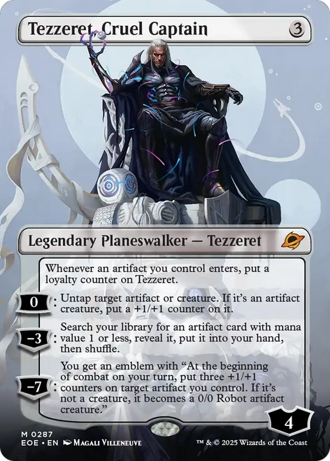 Tezzeret, Cruel Captain (Borderless Art)