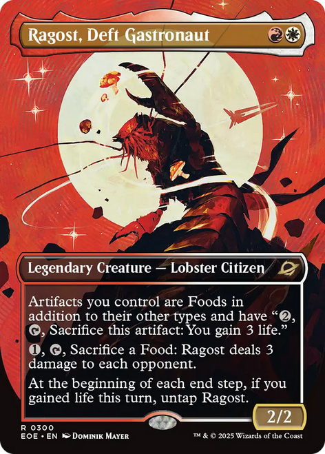 Ragost, Deft Gastronaut (Borderless Art)