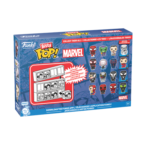 Bitty POP! Spider-Man: Peter Parker/Spider-Man, Superior Spider-Man & Spider-Man 4-Pack