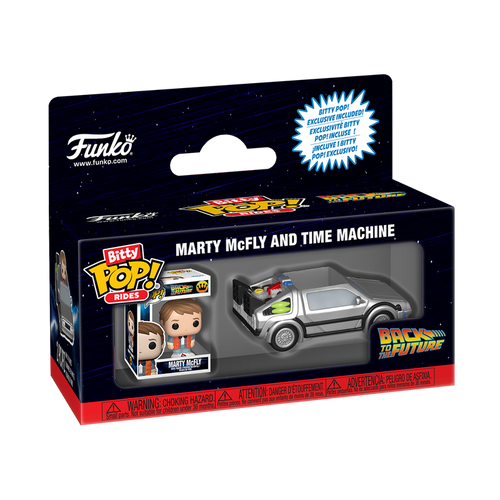Bitty POP! Rides: Back to the Future - Marty McFly and Time Machine