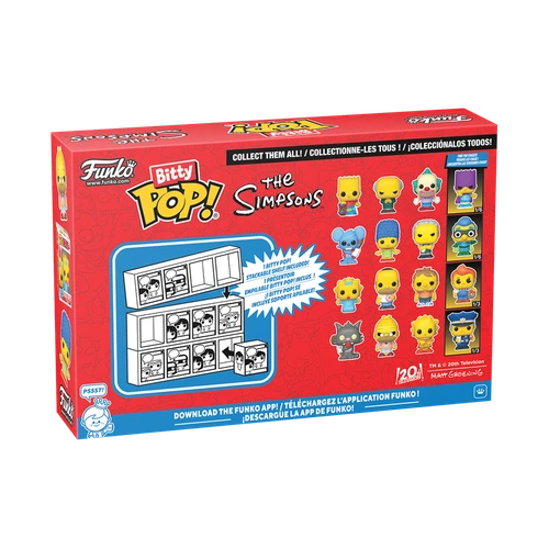 Bitty POP! The Simpsons: Itchy, Marge & Moe Szyslak 4-Pack