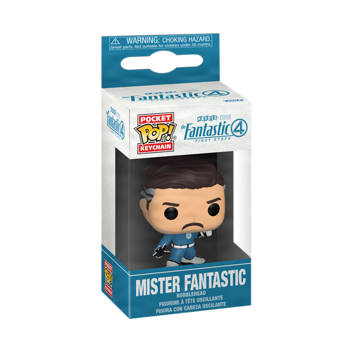Pocket POP! Keychain: Fantastic Four: First Steps - Mister Fantastic