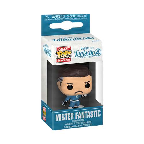 Pocket POP! Keychain: Fantastic Four: First Steps - Mister Fantastic