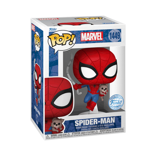 POP! Marvel #1449 Spider-Man with Sandwich the Dog