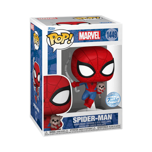 POP! Marvel #1449 Spider-Man with Sandwich the Dog