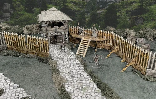 Modular Terrain: Fantasy Wargames - Palisade Walls