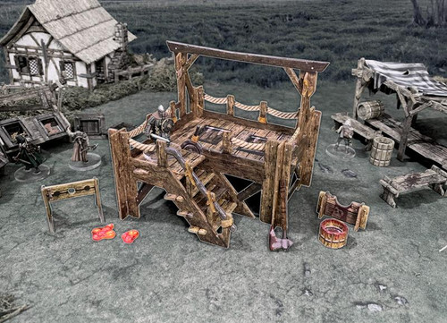 Modular Terrain: Fantasy Wargames - Gallows & Stocks