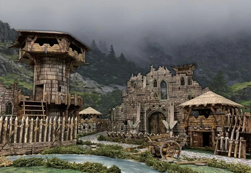 Modular Terrain: Fantasy Wargames - Fantasy Battlefield