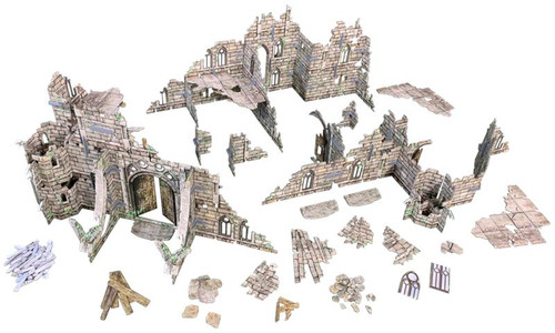 Modular Terrain: Fantasy Wargames - Ruined Monastery